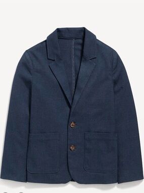 Old Navy Navy Boys Twill Blazer, M/8